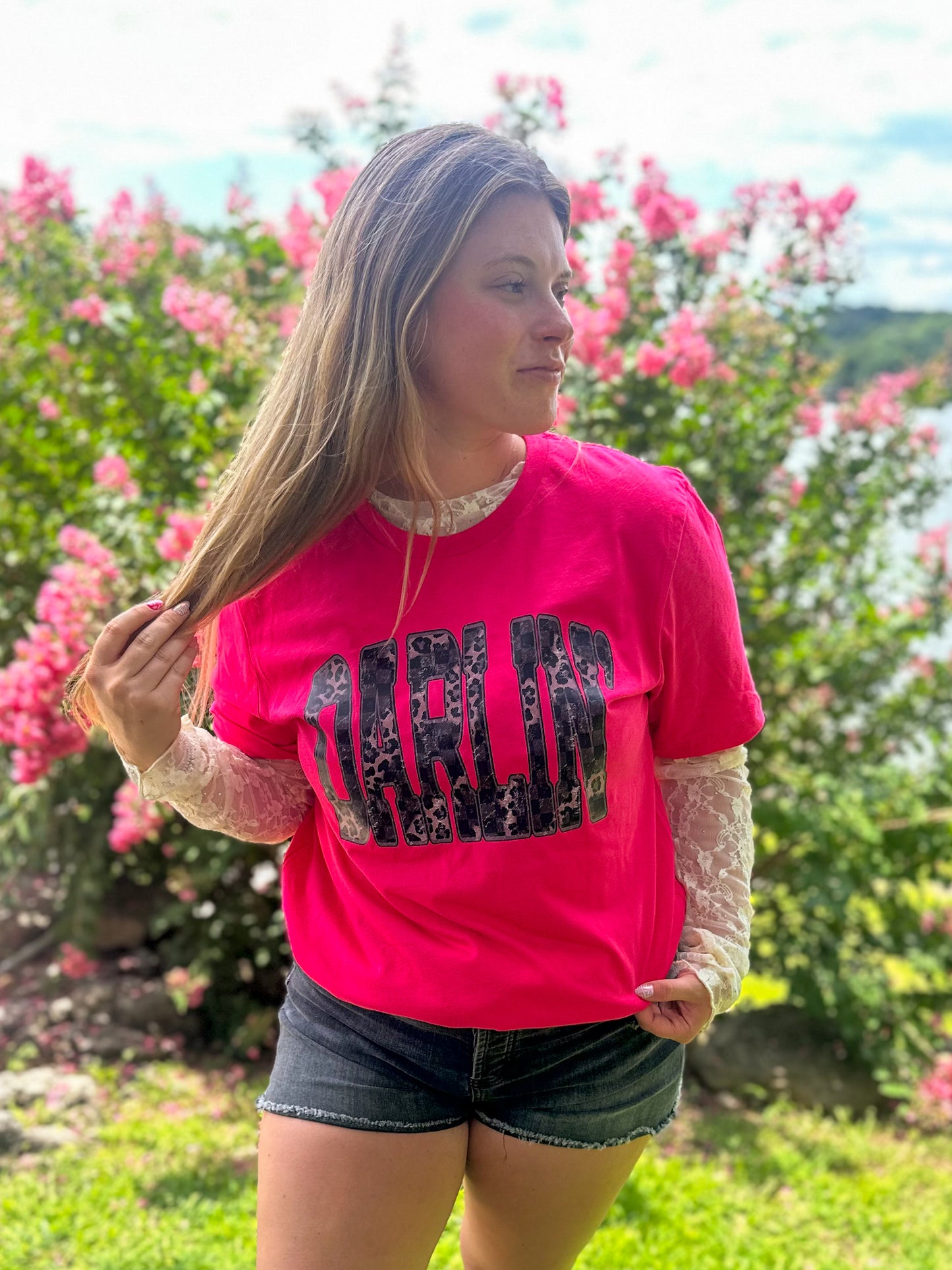 Darlin Cheetah Graphic Tee