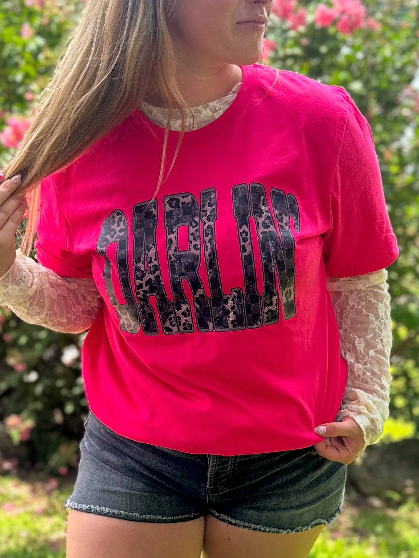 Darlin Cheetah Graphic Tee