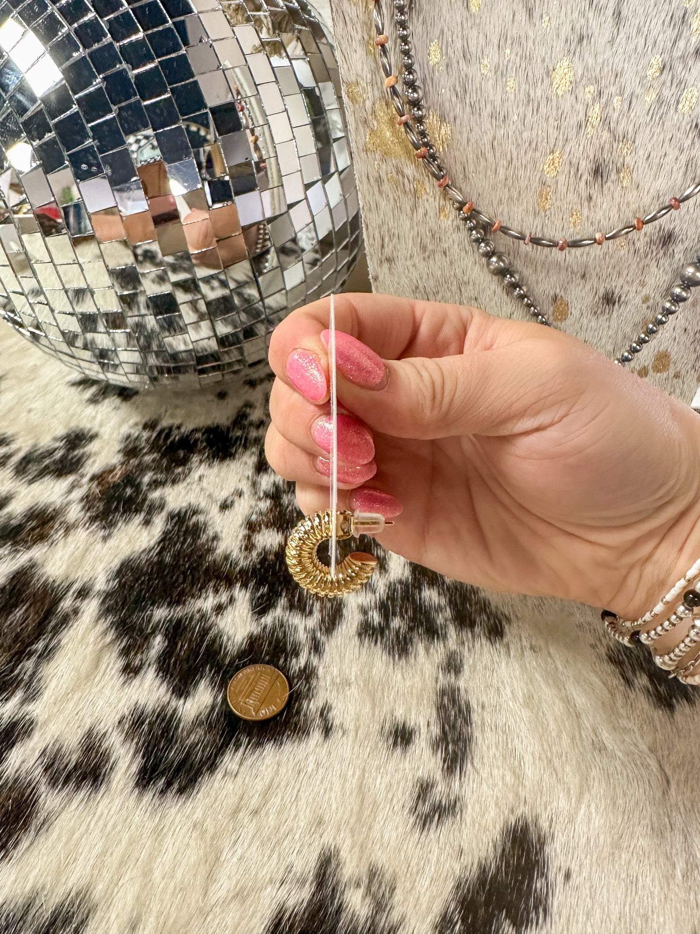 Juney Gold Hoops: Gold Dipped
