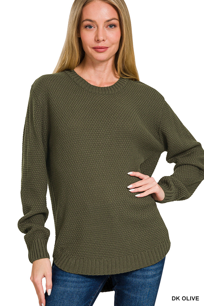Olivia Sweater in Dark Olive
