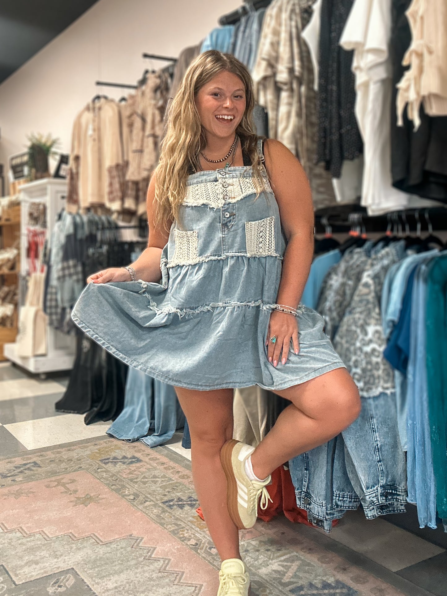 The Daisy Duke Frayed Dress
