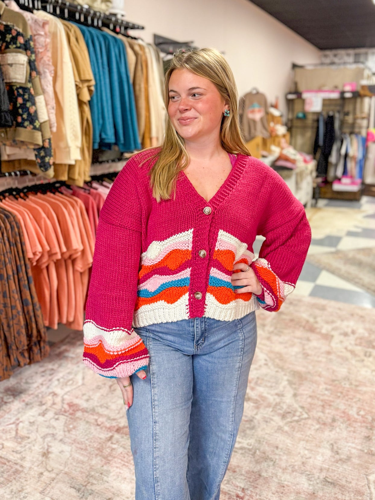 Savannah Sunrise Knitted Cardigan