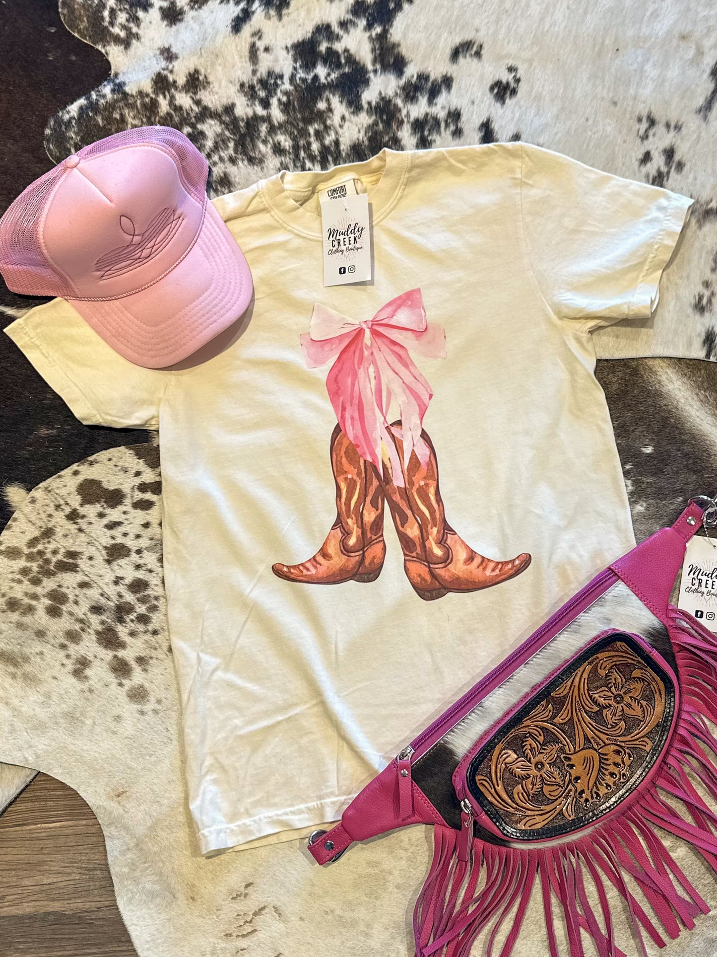 Boots & Bows ADULT Tee