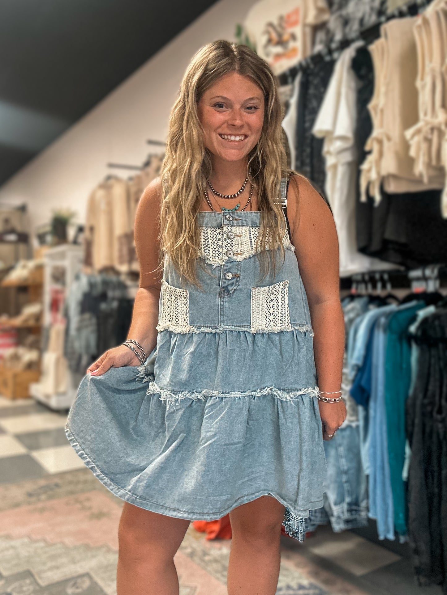 The Daisy Duke Frayed Dress
