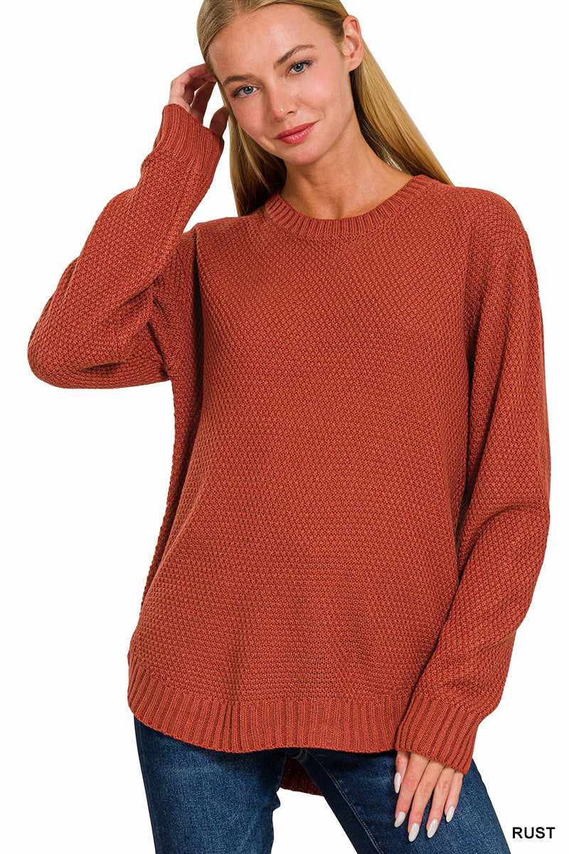 Everyday Favorite Sweater in Rust