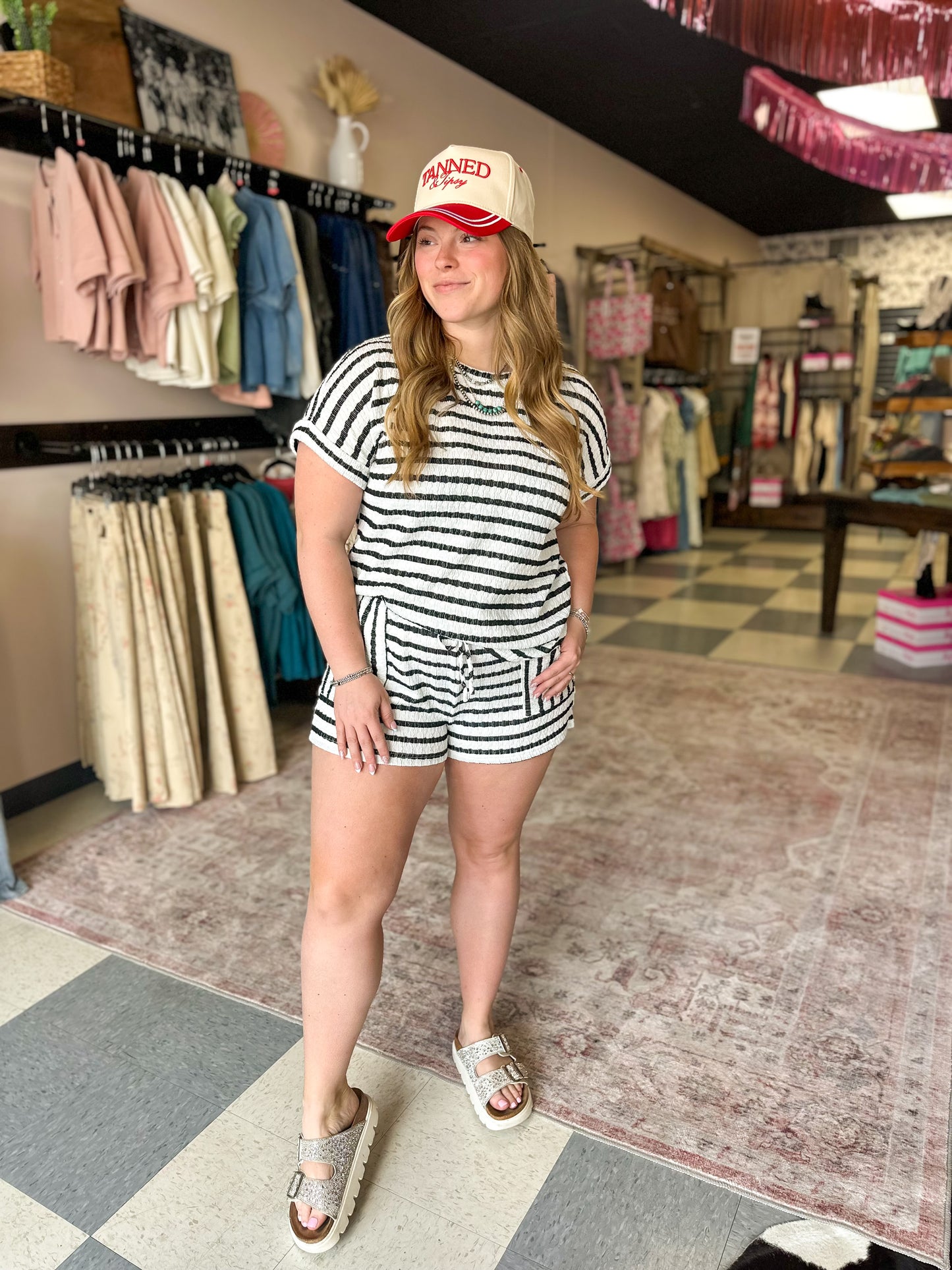 Mesa Striped Knit Set
