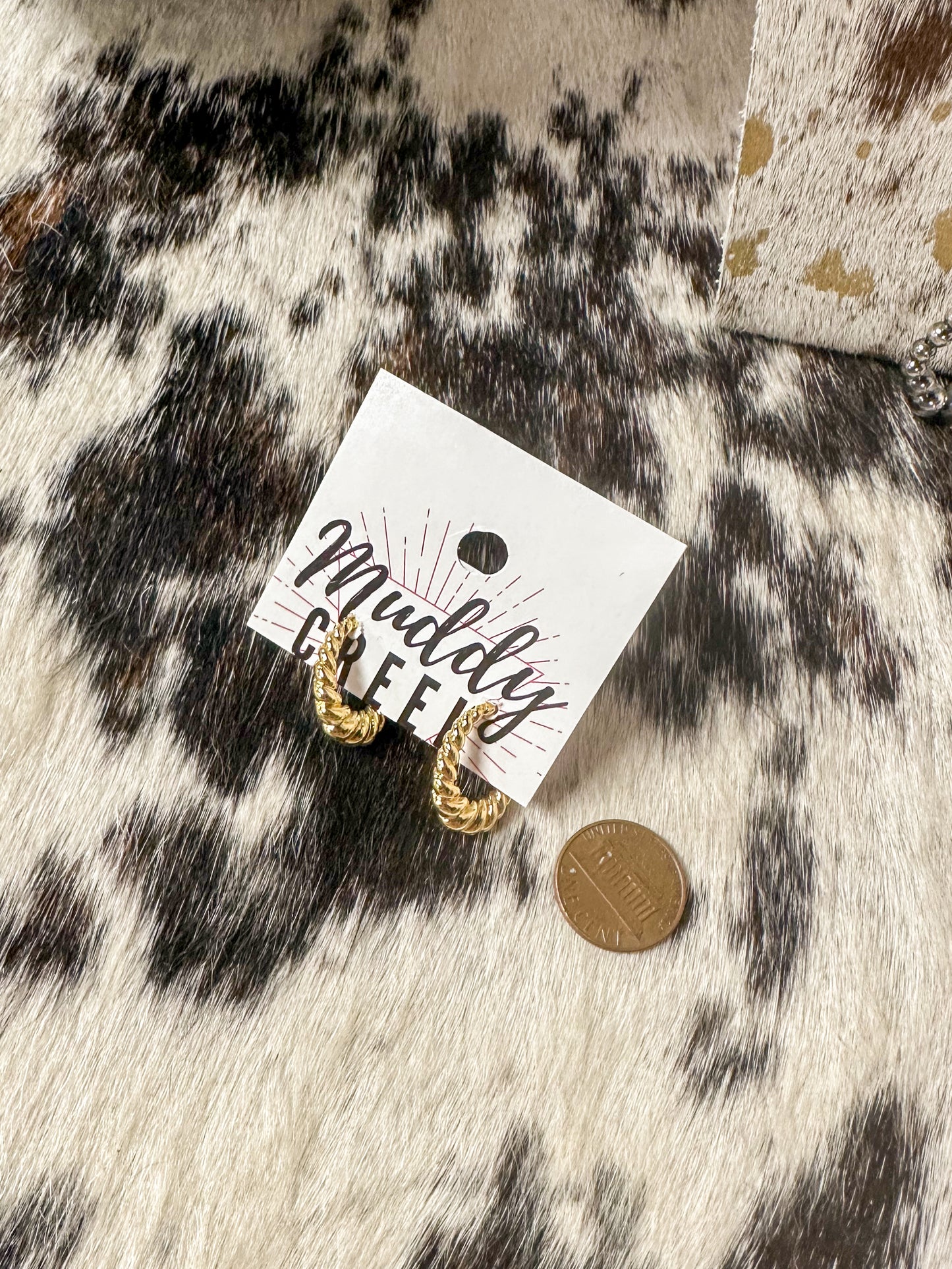 Louise Gold Hoops: Gold Dipped