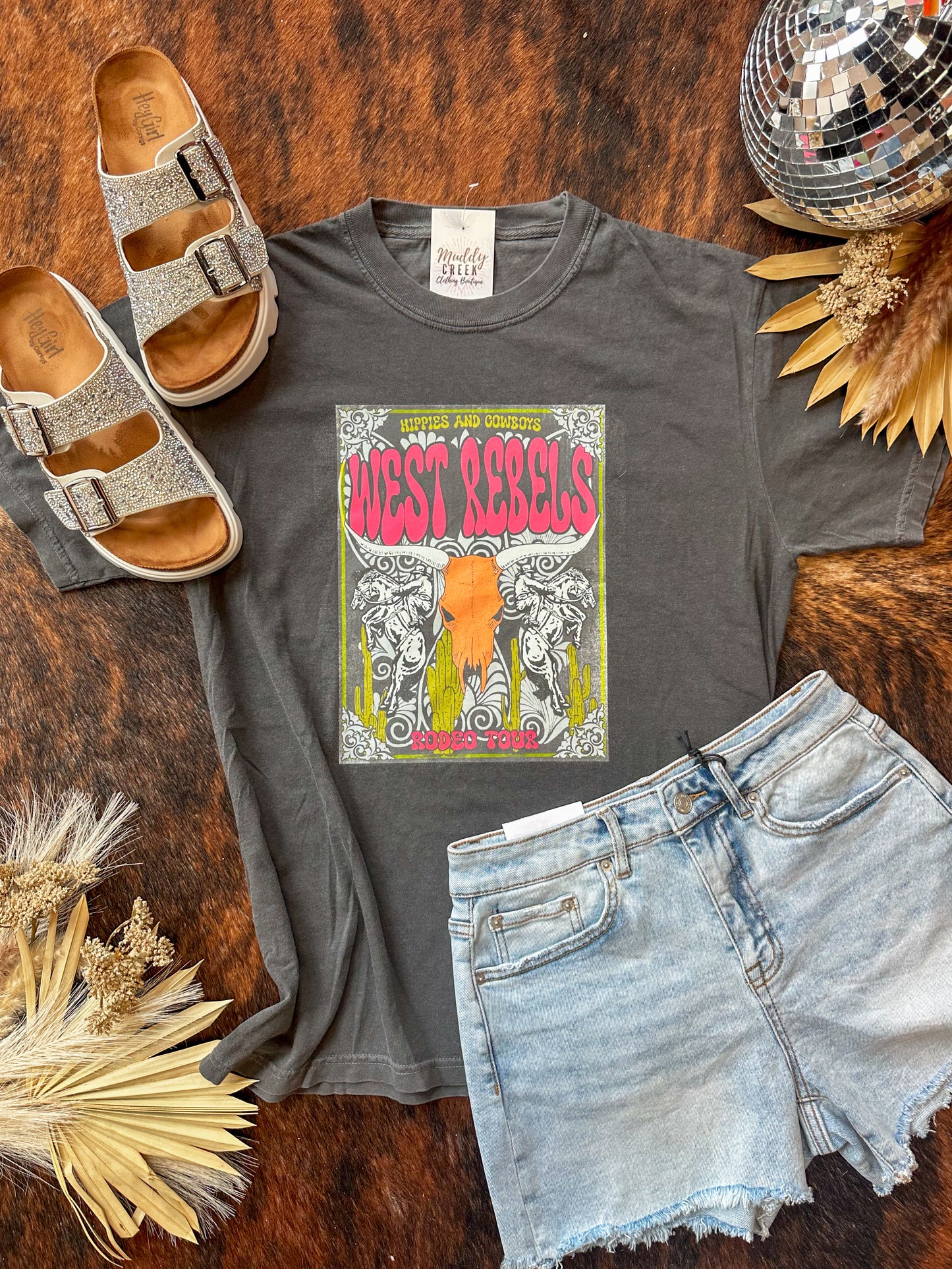 West Rebels Longhorn Graphic Tee