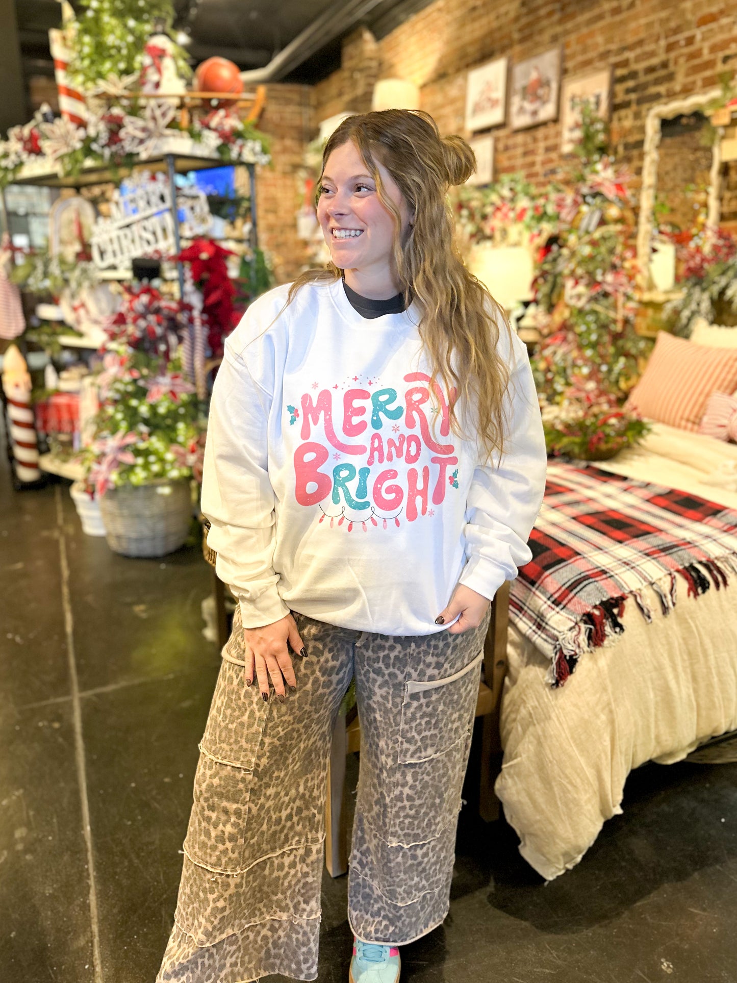 Merry & Bright Crewneck