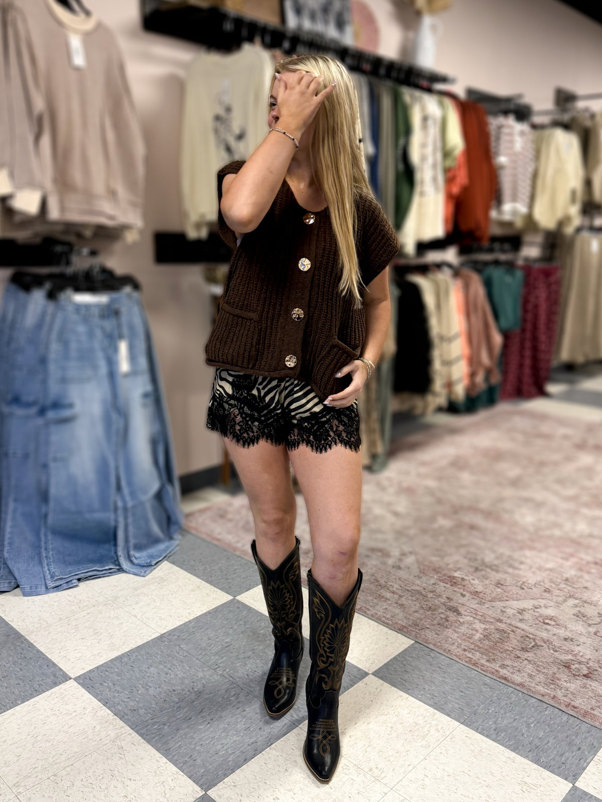 Buttoned Up Sweater Vest