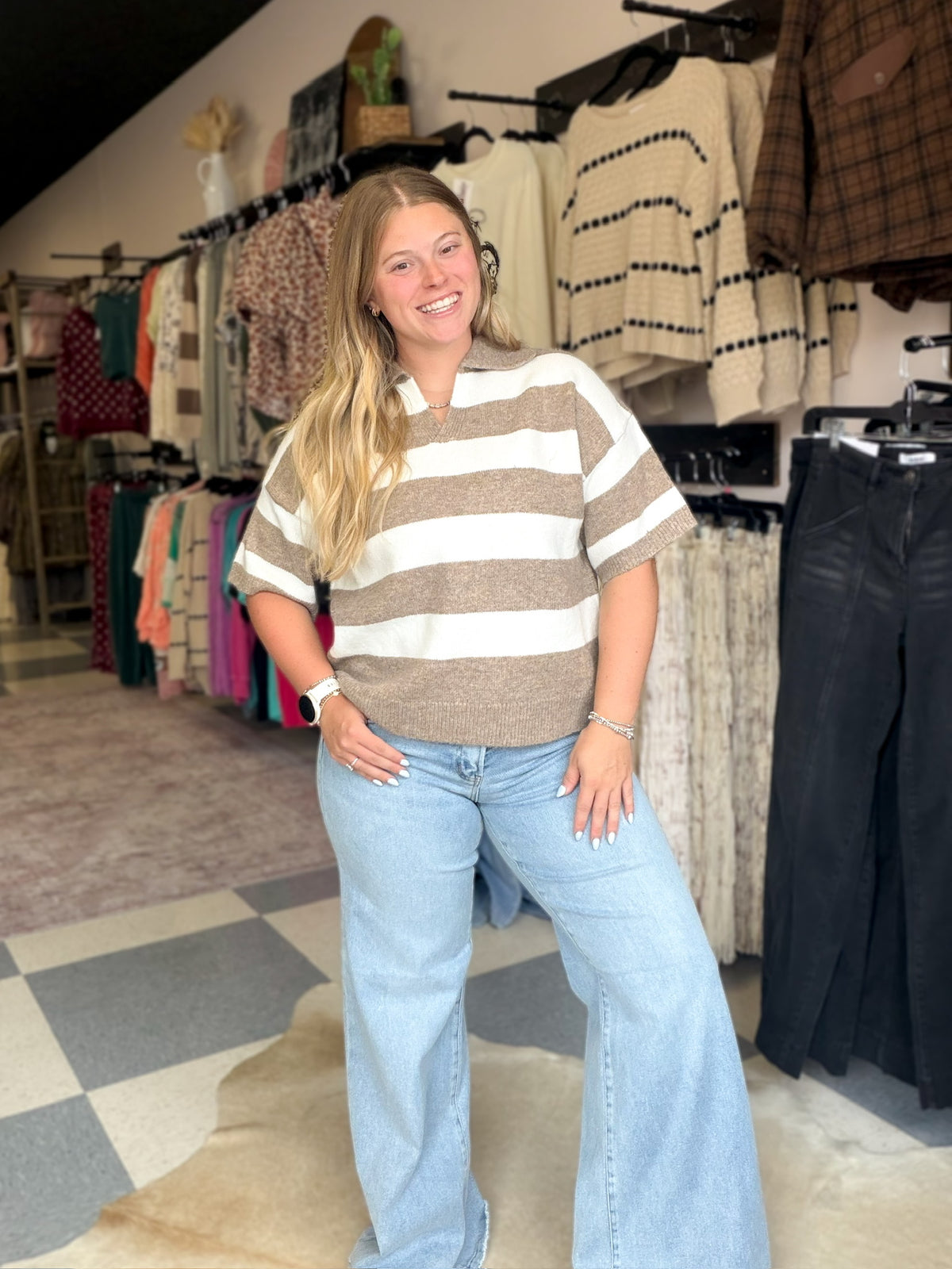 Dusky Vintage Sweater Top