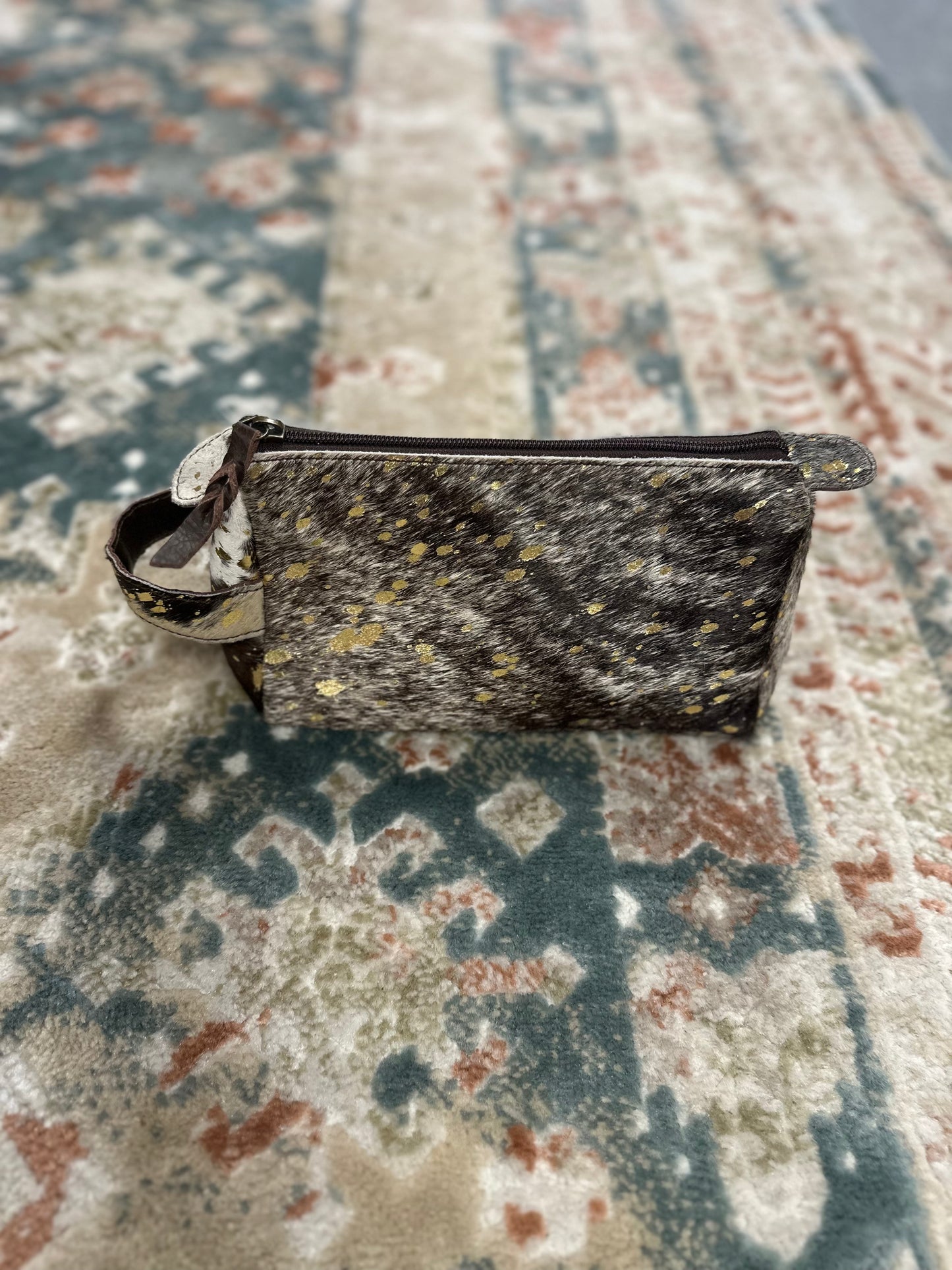 The Reba: Acid Washed Makeup Bag