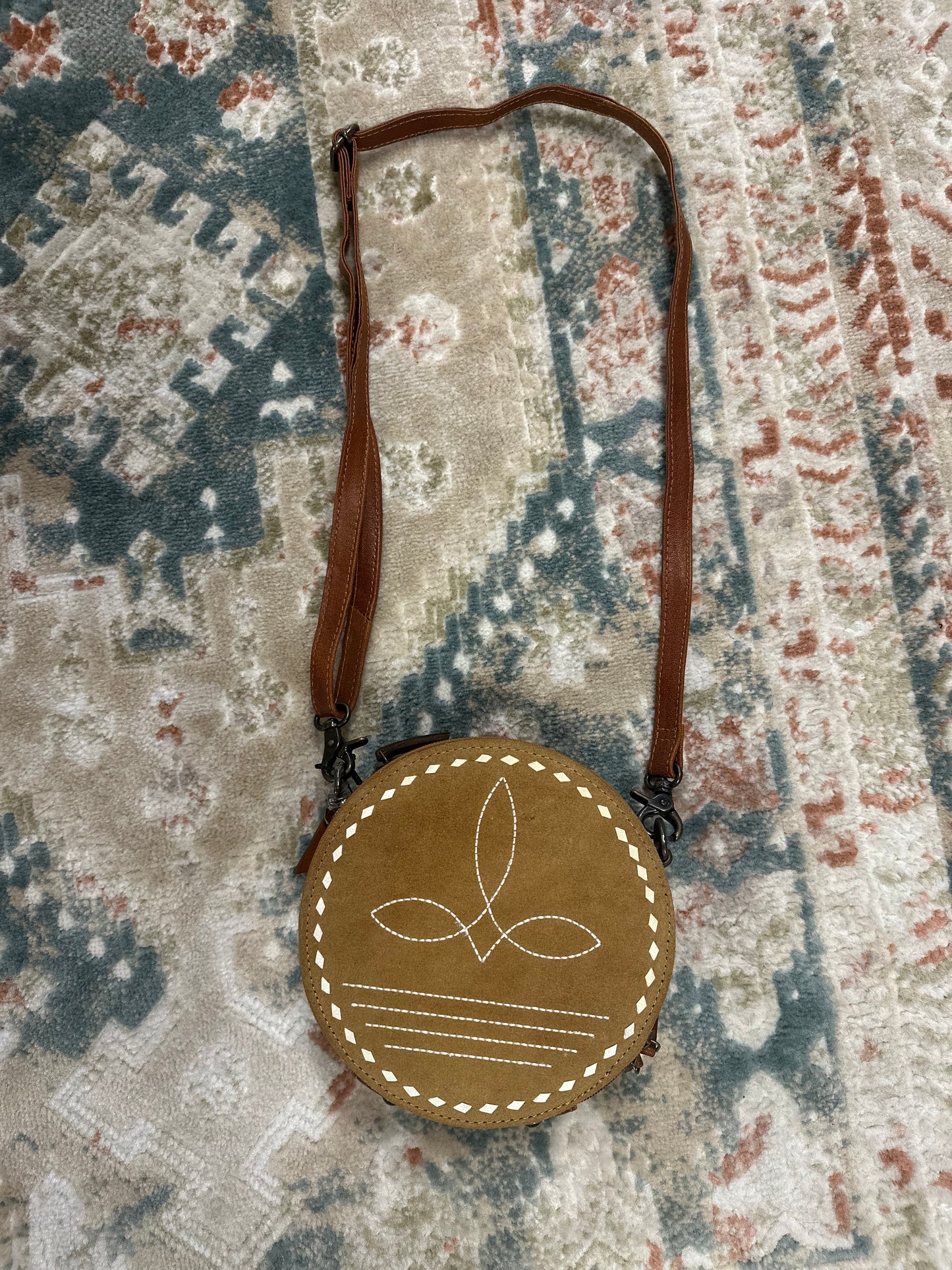 Cowpoke Canteen: Hand Stitched and Hand Tooled