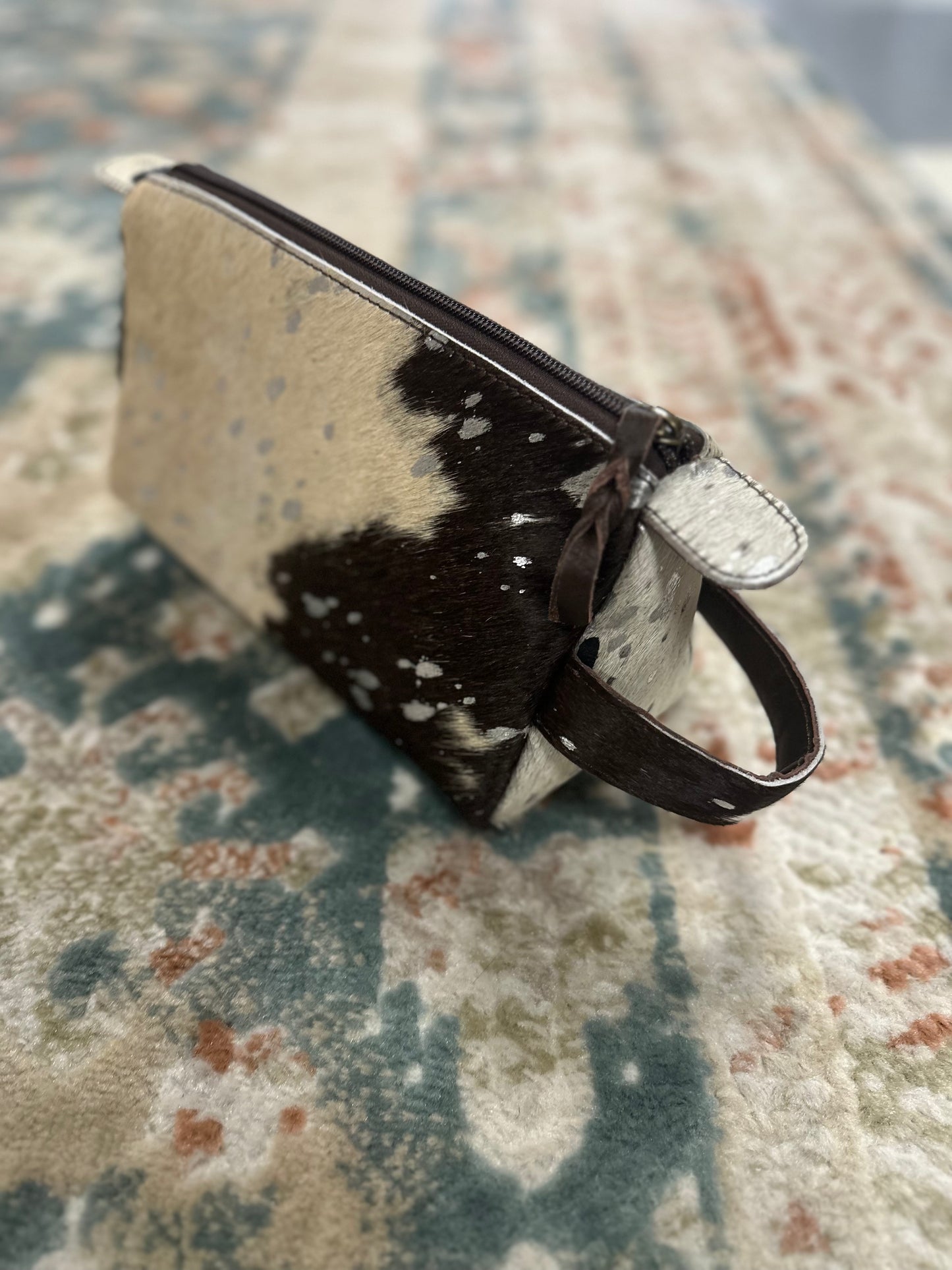 The Reba: Acid Washed Makeup Bag