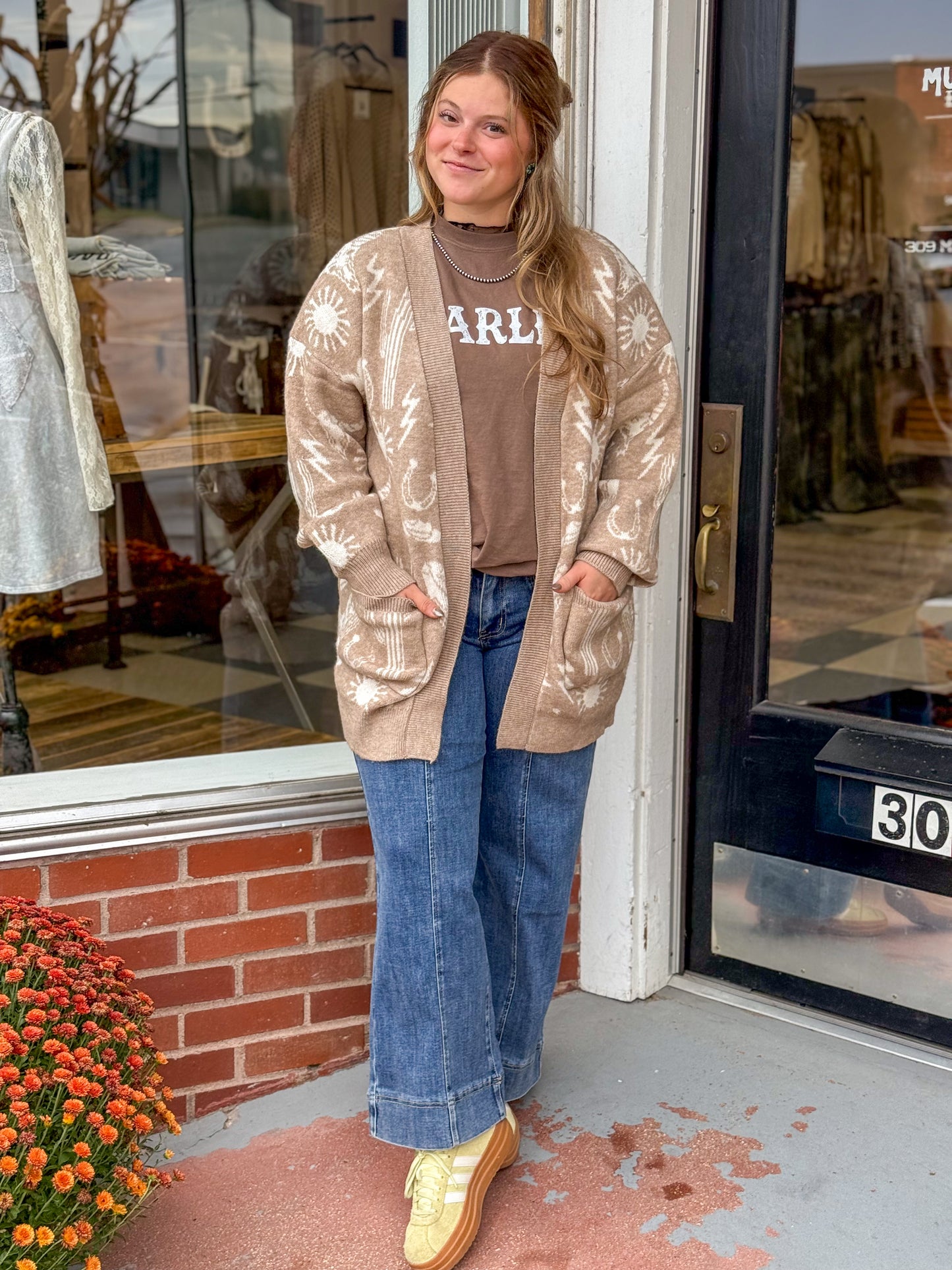 Wild West Cowgirl Knitted Cardigan