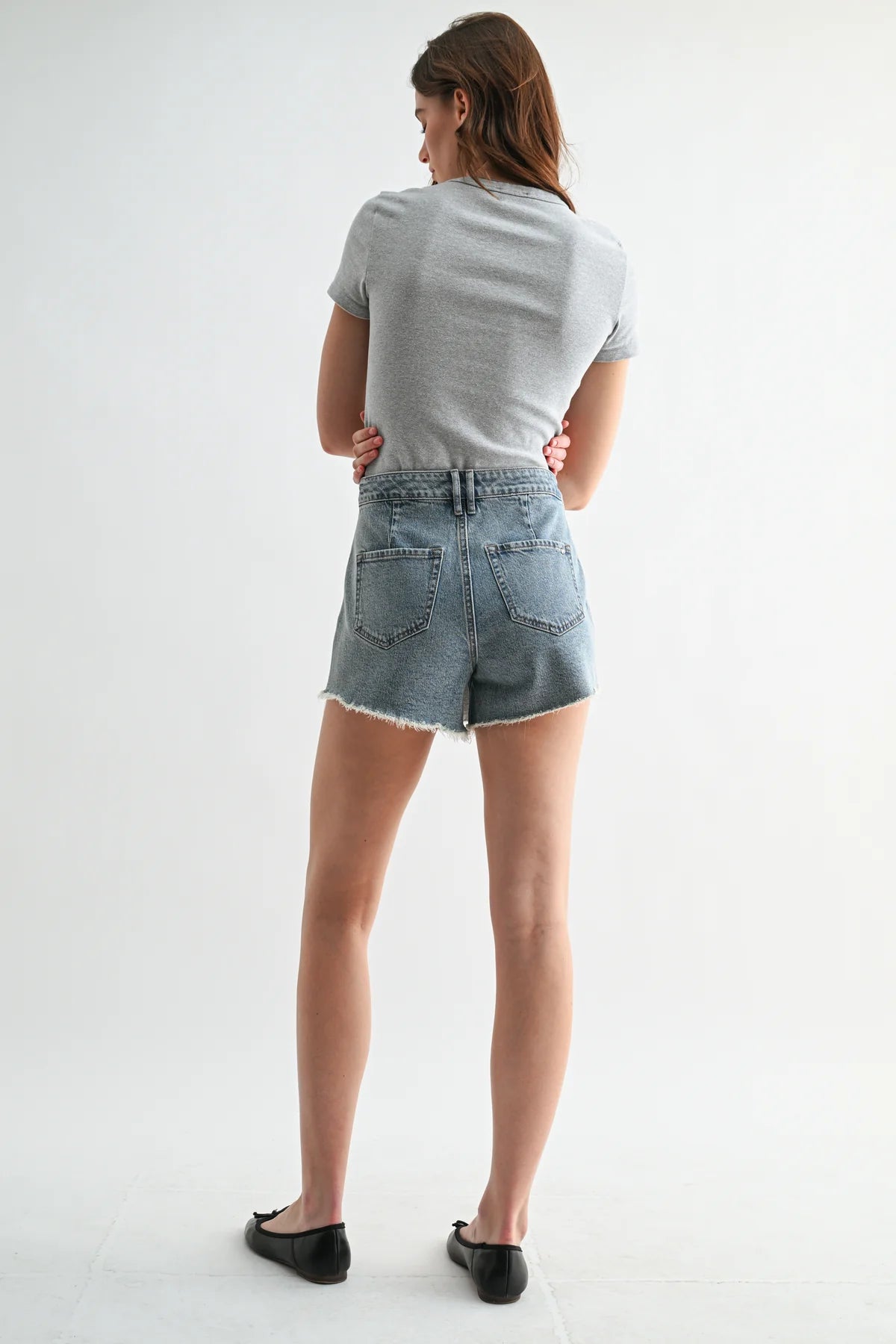 MICA: Denim Vintage Mini Skort