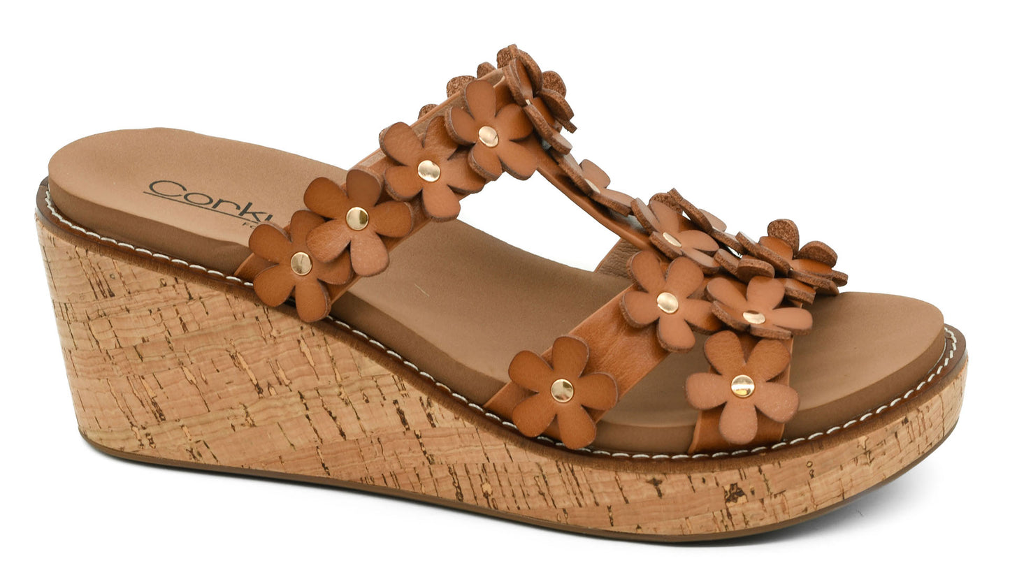 Corkys: Micdrop Floral Wedge