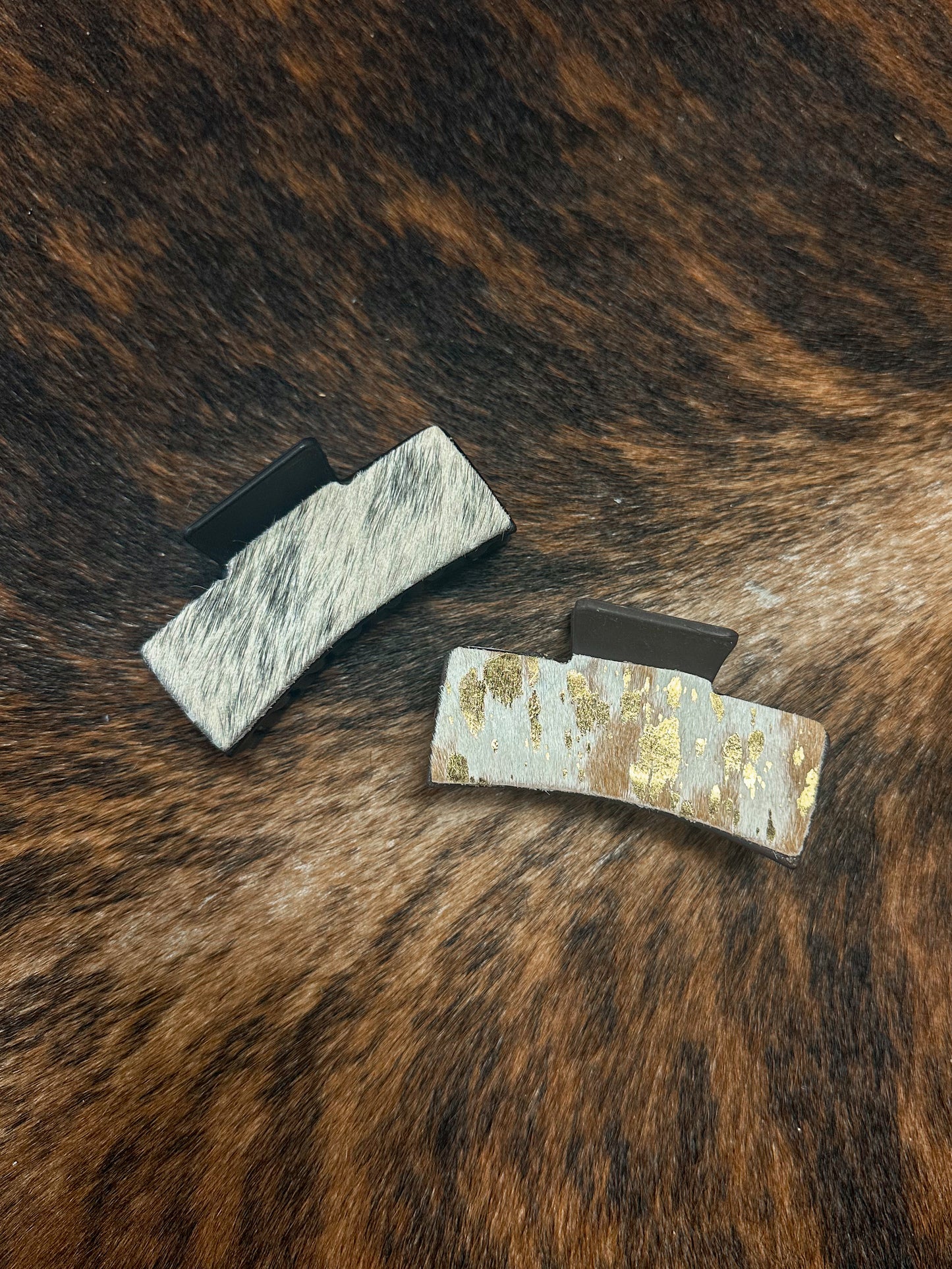 The Cowhide Claw Clip
