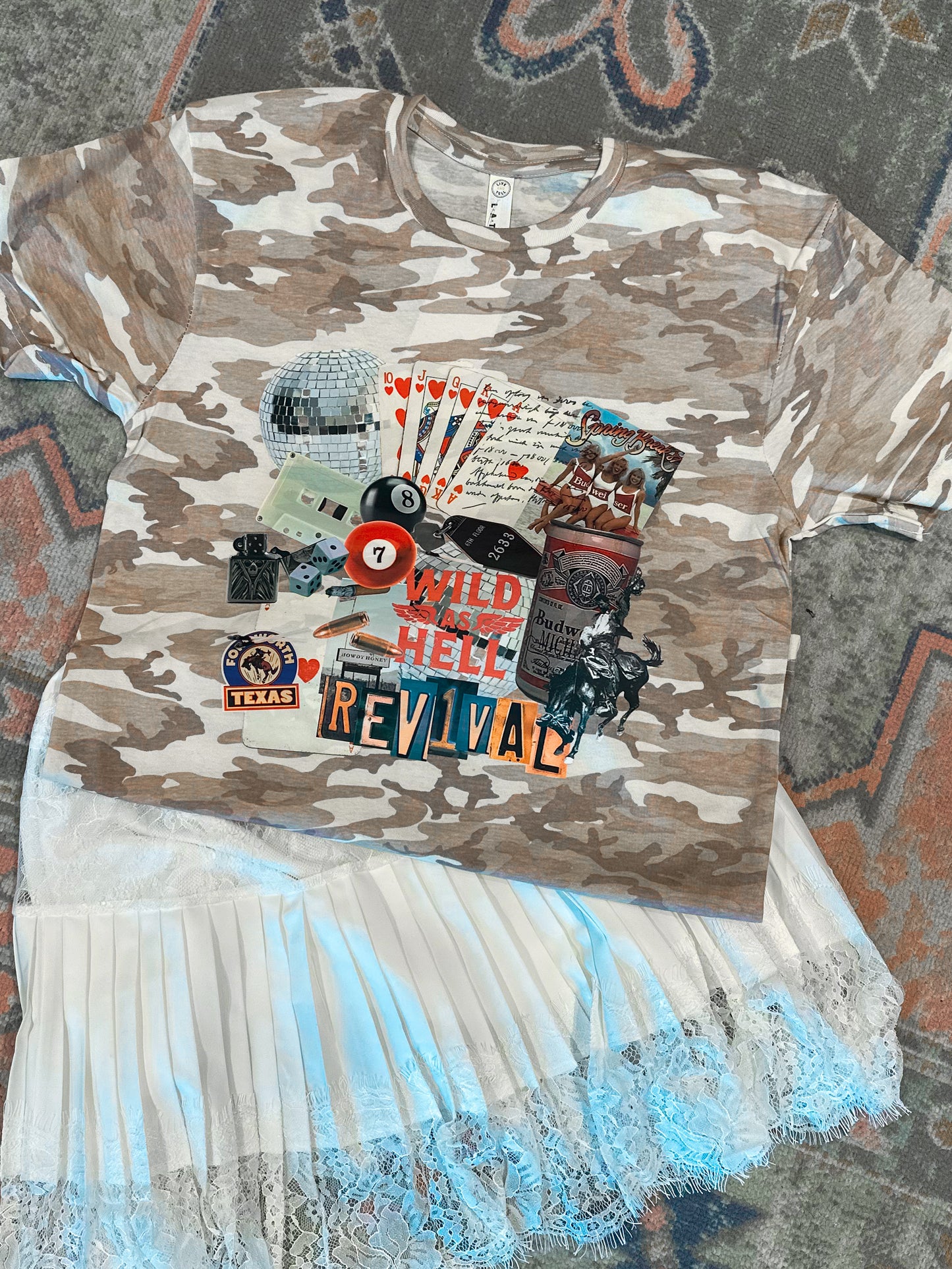 Wild As Hell Collage Graphic Tee