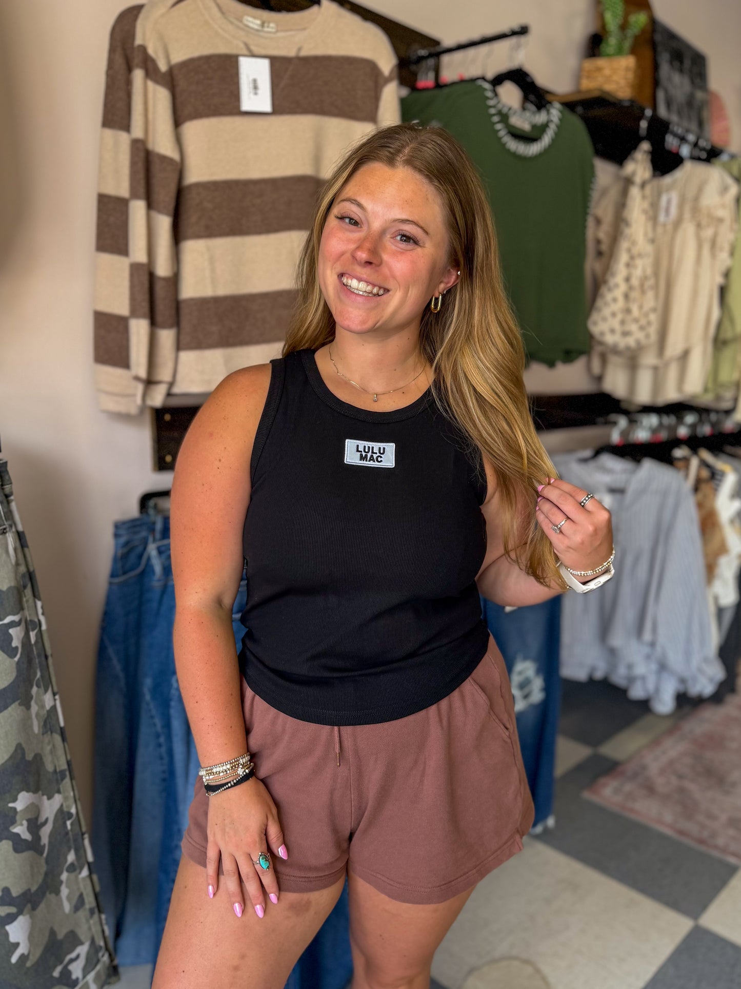Lulu Mac: Tank in Black
