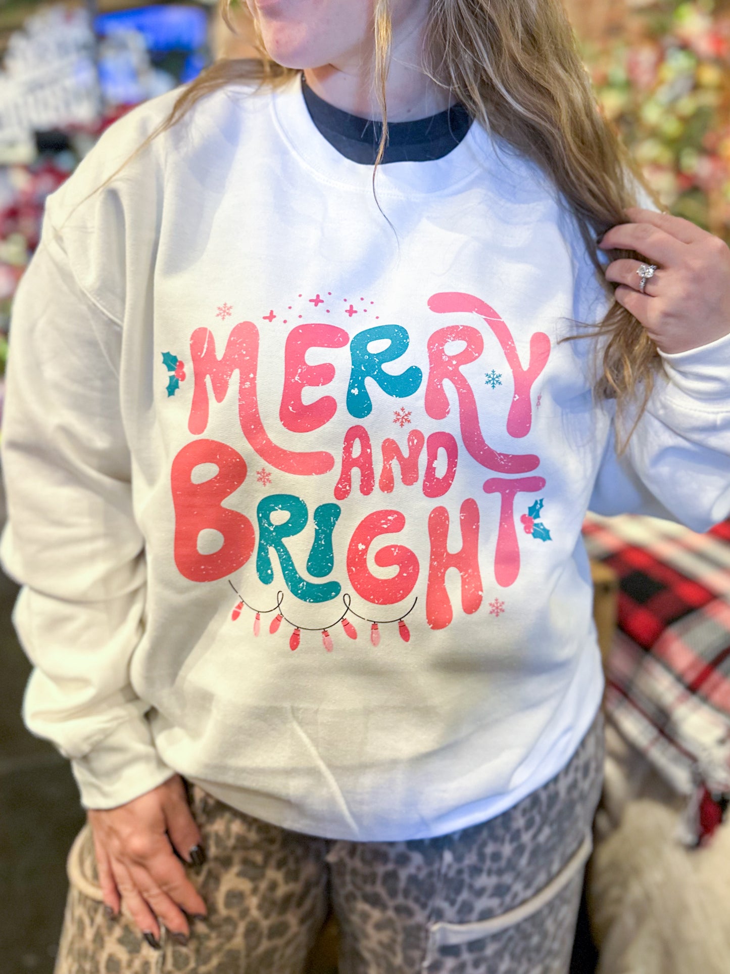 Merry & Bright Crewneck