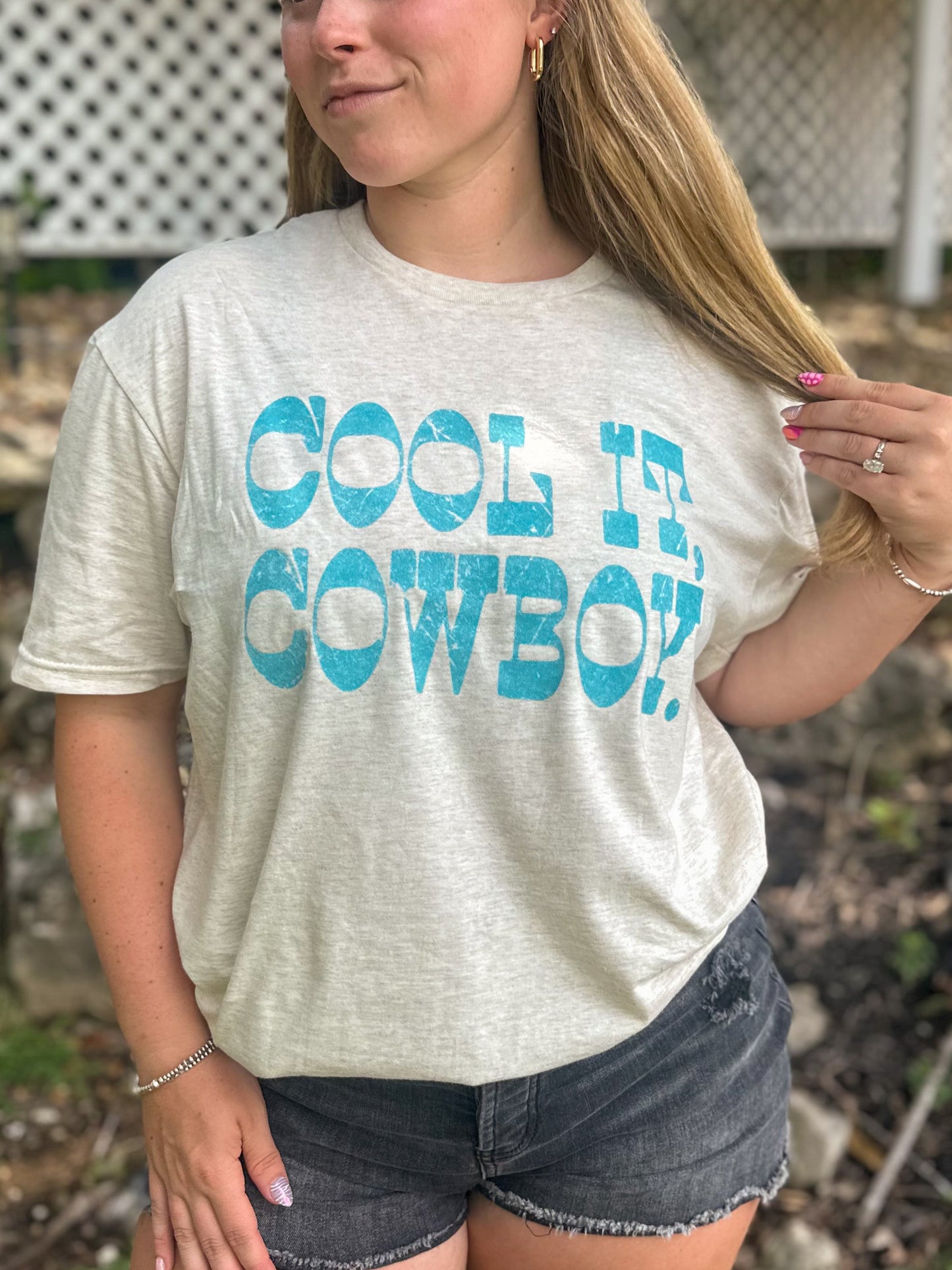 Cool It Cowboy Tee