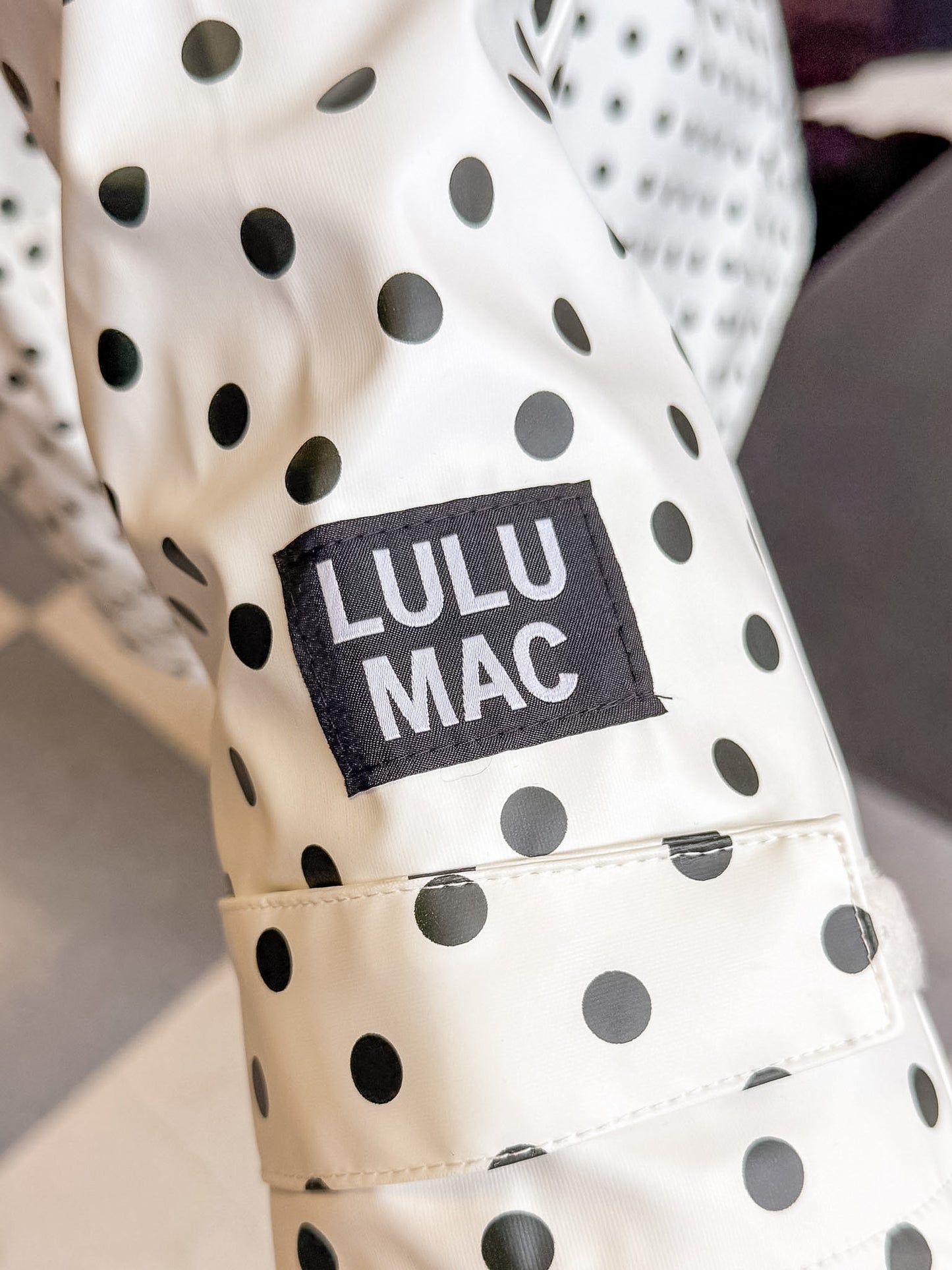 Lulu Mac Polka Dot Rain Coat