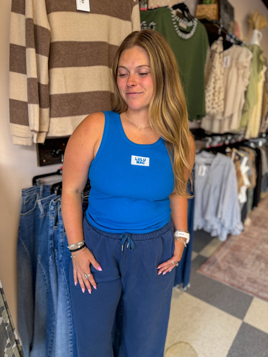 Lulu Mac: Tank in Bright Blue