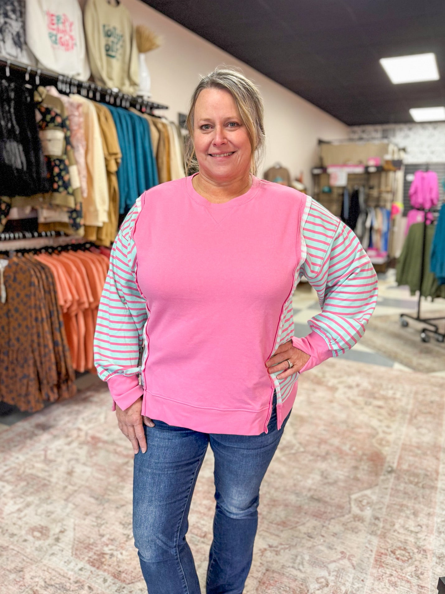 Cotton Candy Oversized Pullover