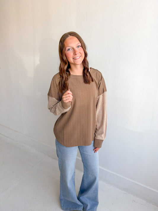 Soft Ribbed Lounge Top