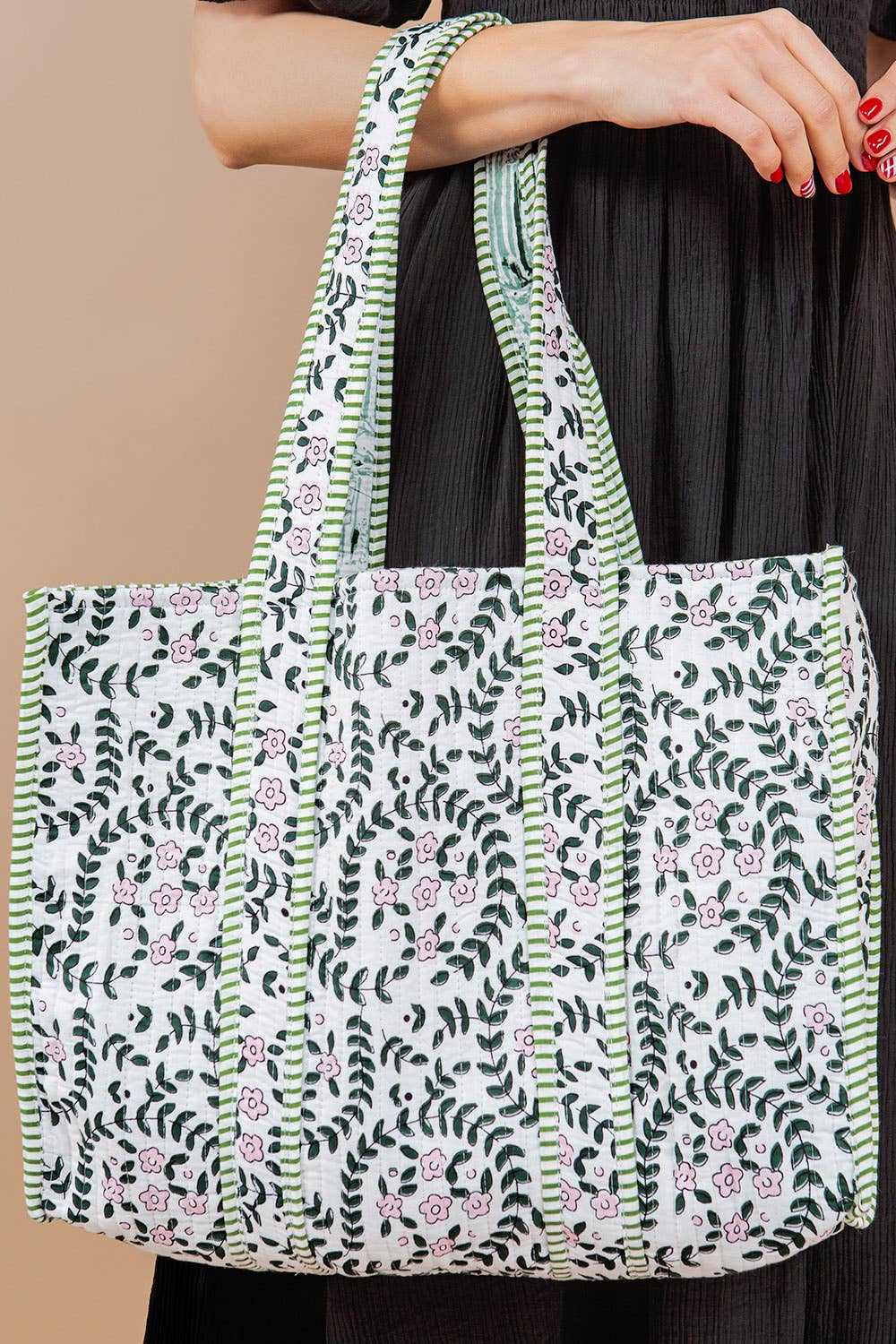 Sagebrush Quilted Tote Bag