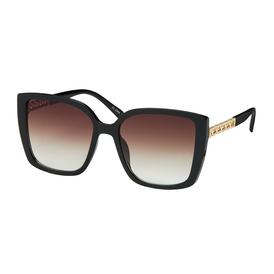 Jade Square Chain Sunglasses
