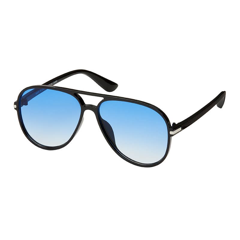 Heritage Plastic Aviator Unisex Sunglasses