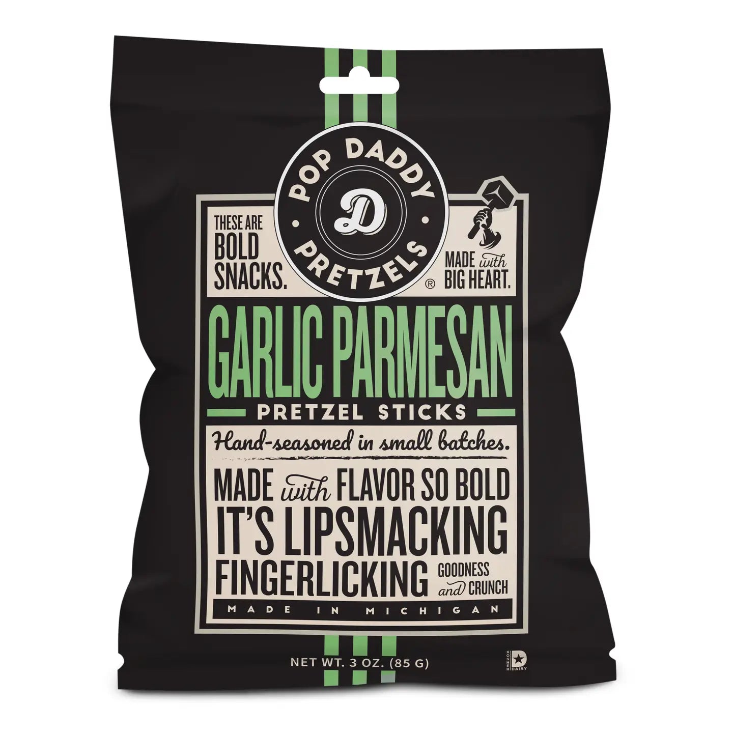 Pop Daddy Pretzels: Garlic Parmesan