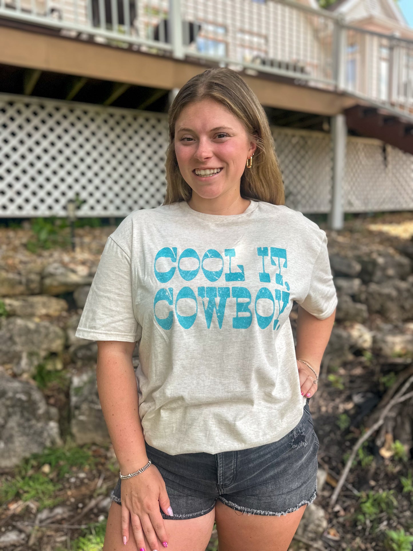 Cool It Cowboy Tee