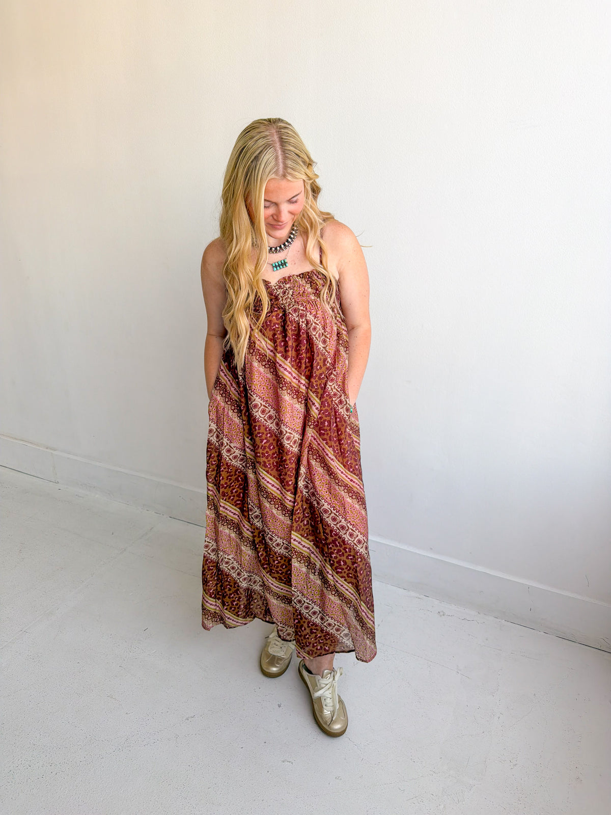 Paisley Flowy Maxi Dress