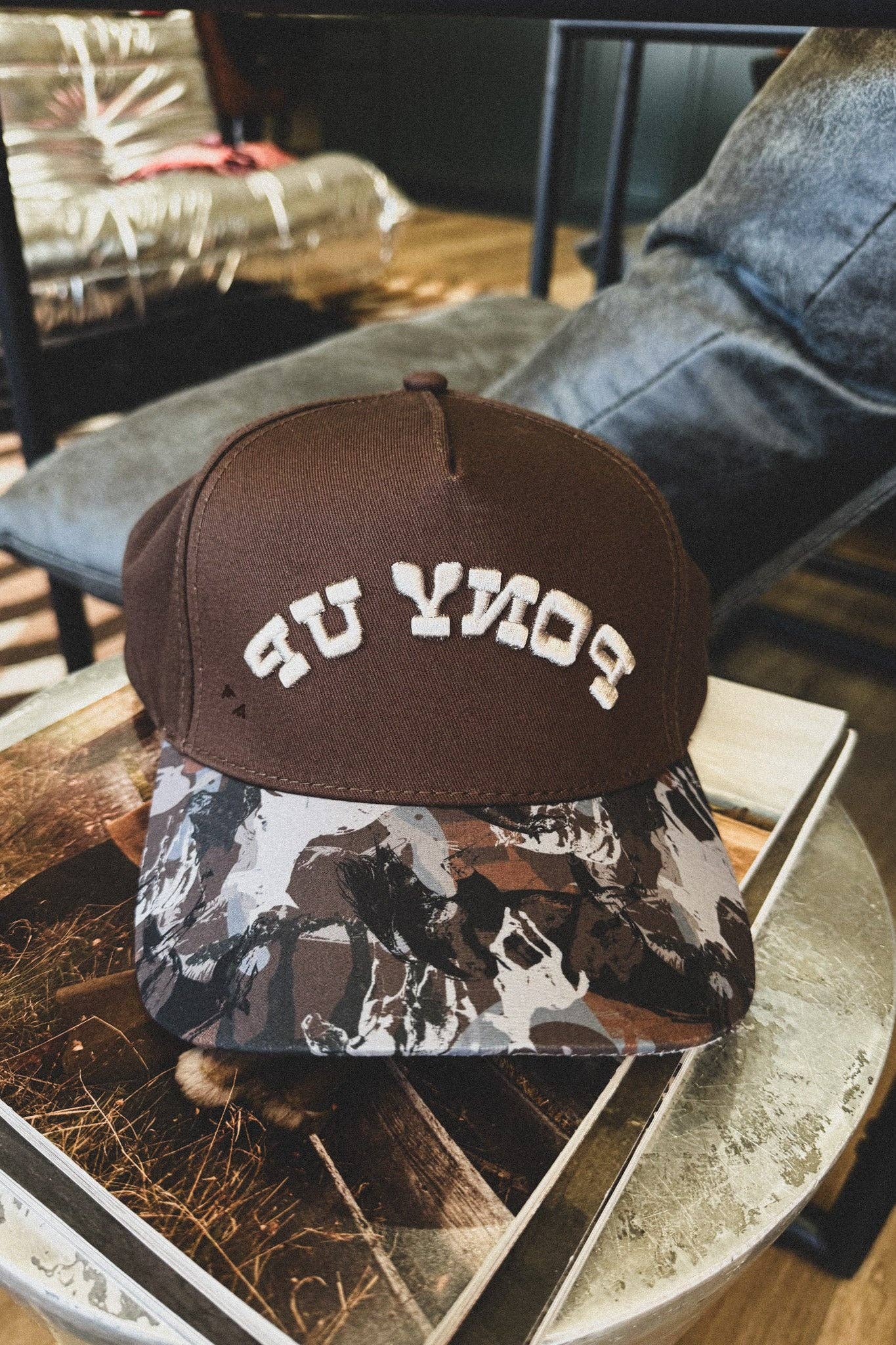 Pony Up Mirrored Hat