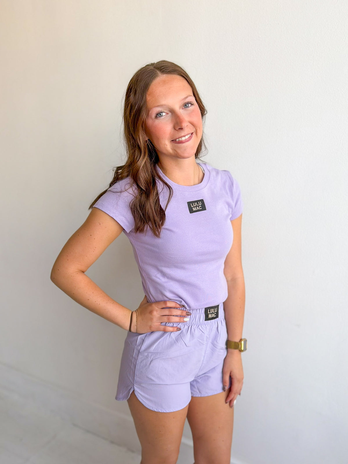 Lulu Mac: Babydoll Top in Lavender