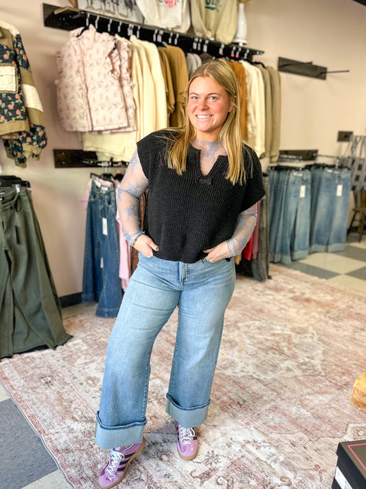 MICA: High Rise Tummy Tuck Wide Leg