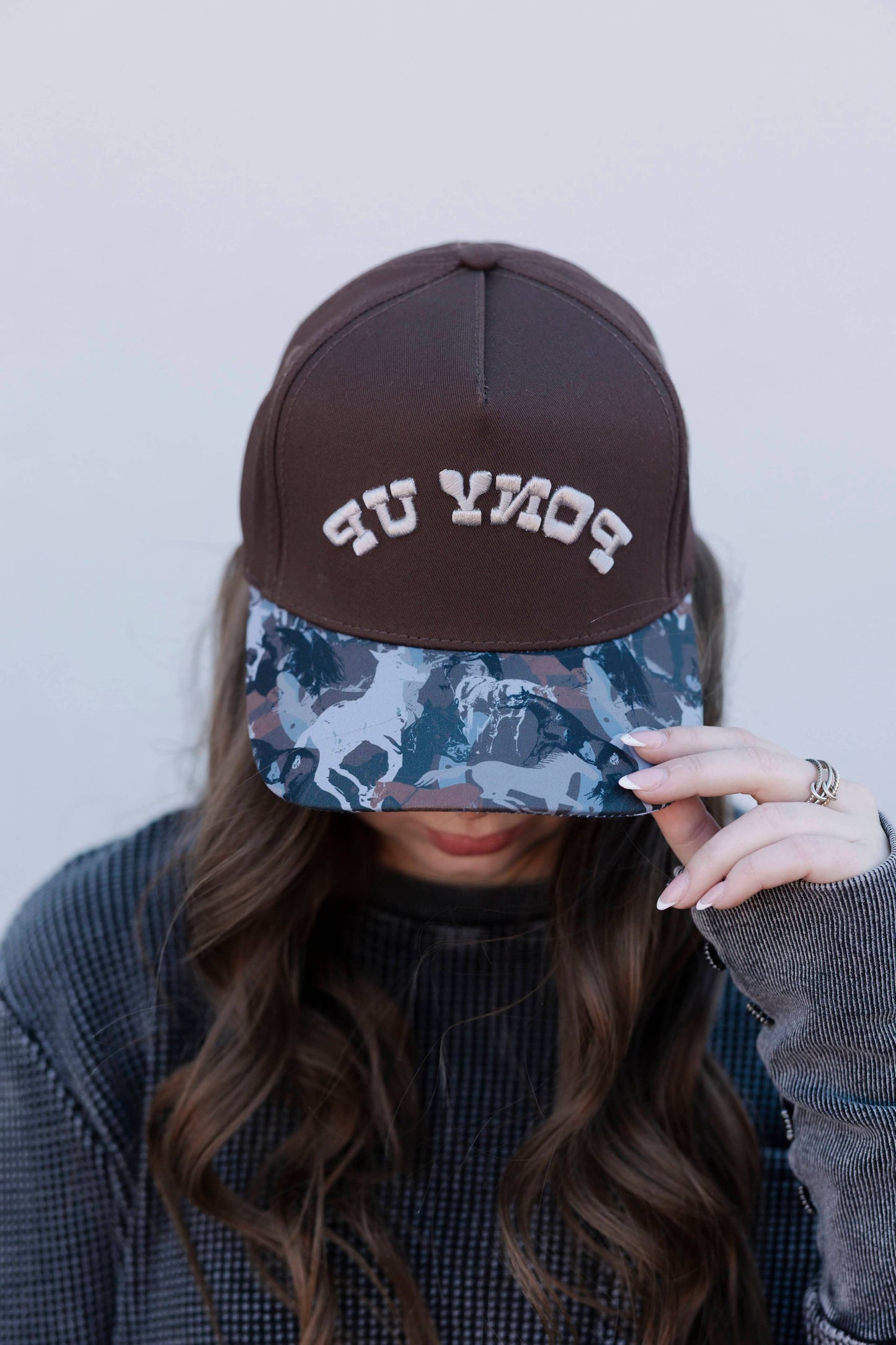 Pony Up Mirrored Hat