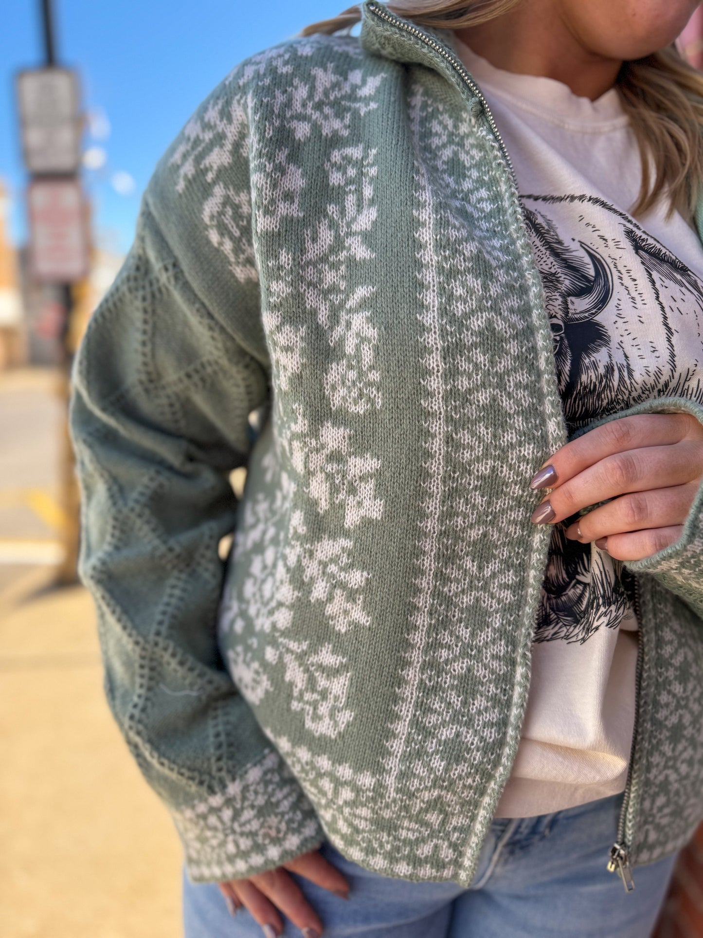 Grandmas Stolen Zip Up