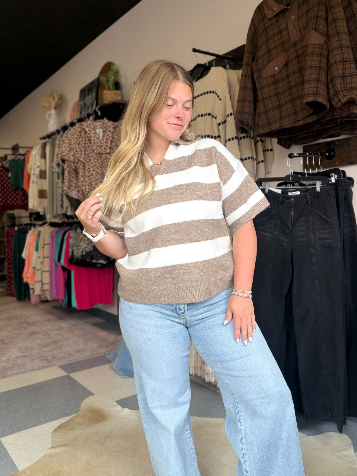 Dusky Vintage Sweater Top