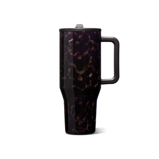 Mocha Tortoise HydroJug 40 oz Traveler Tumbler
