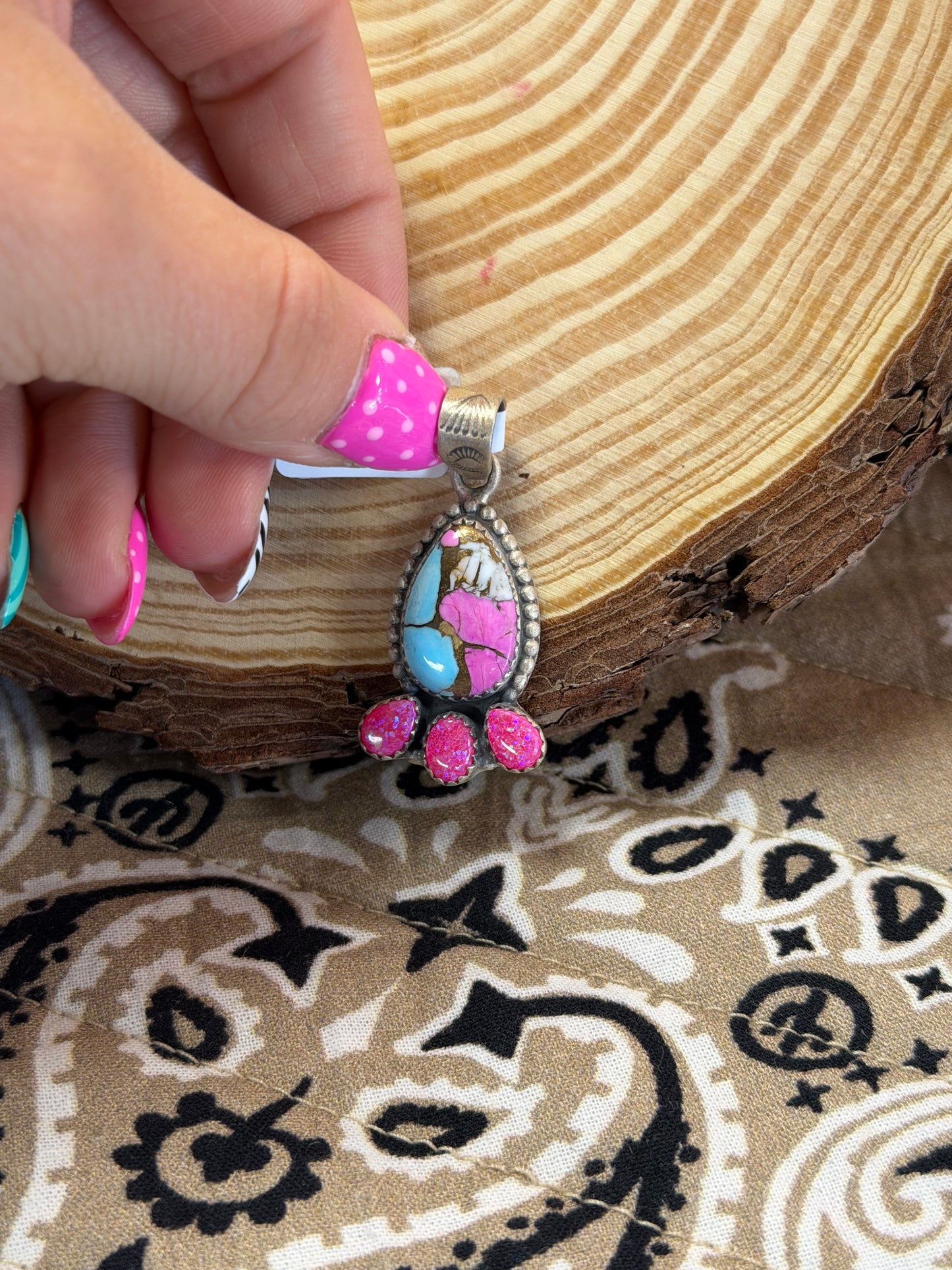 Cotton Candy Pendant