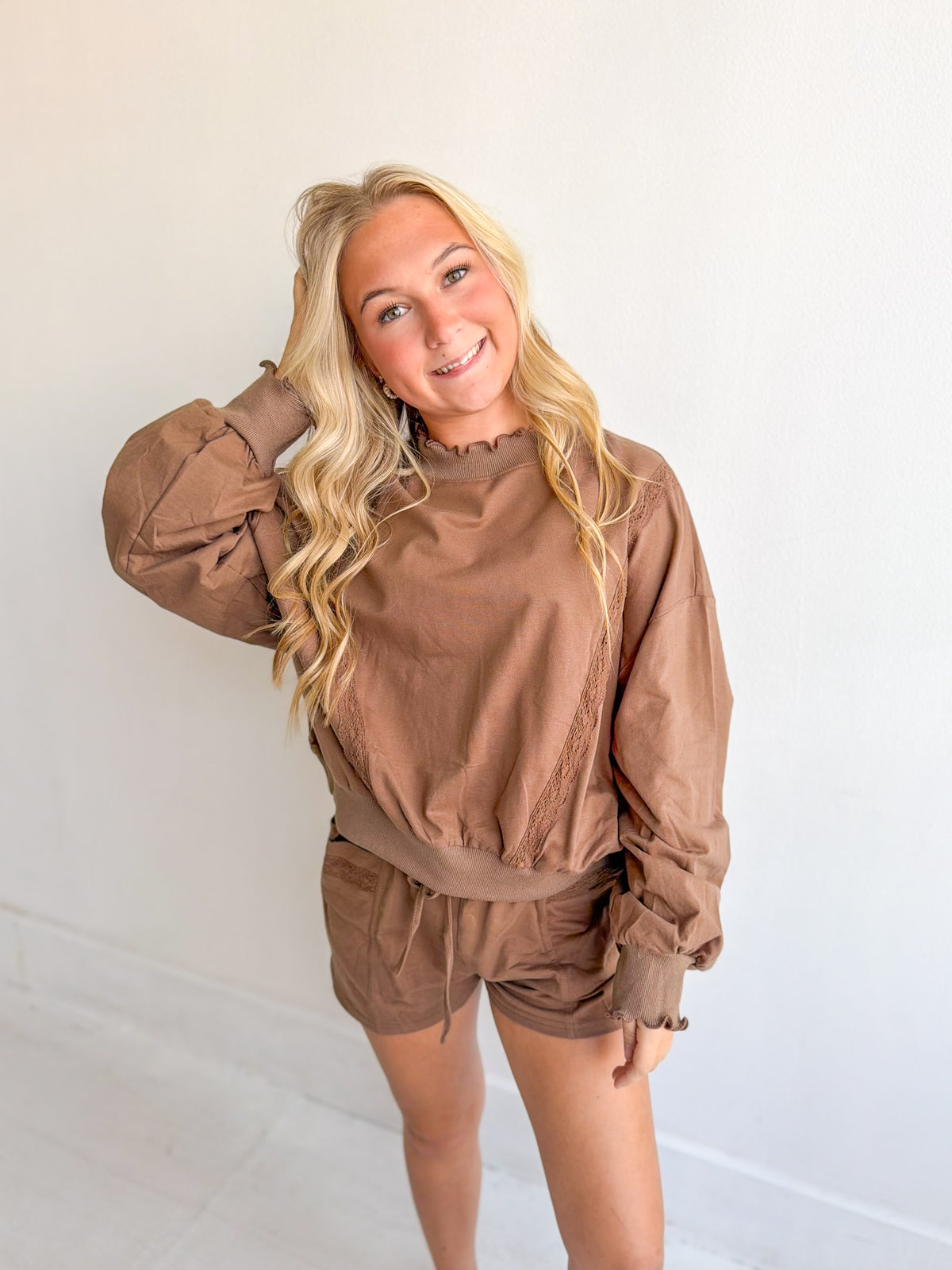 Mocha Lace Set