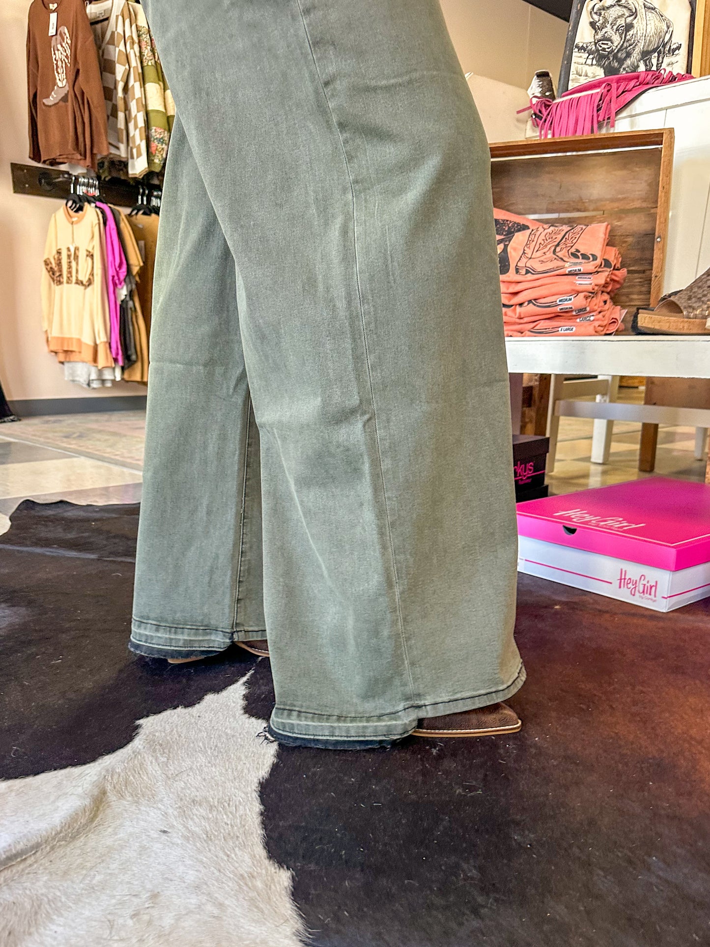 MICA: High Rise Vintage Wash Denim