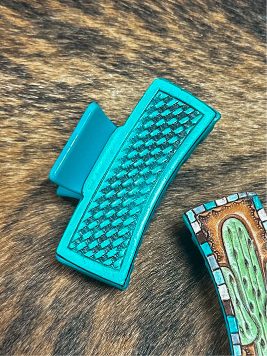 The Turquoise Vaquera Claw Clip