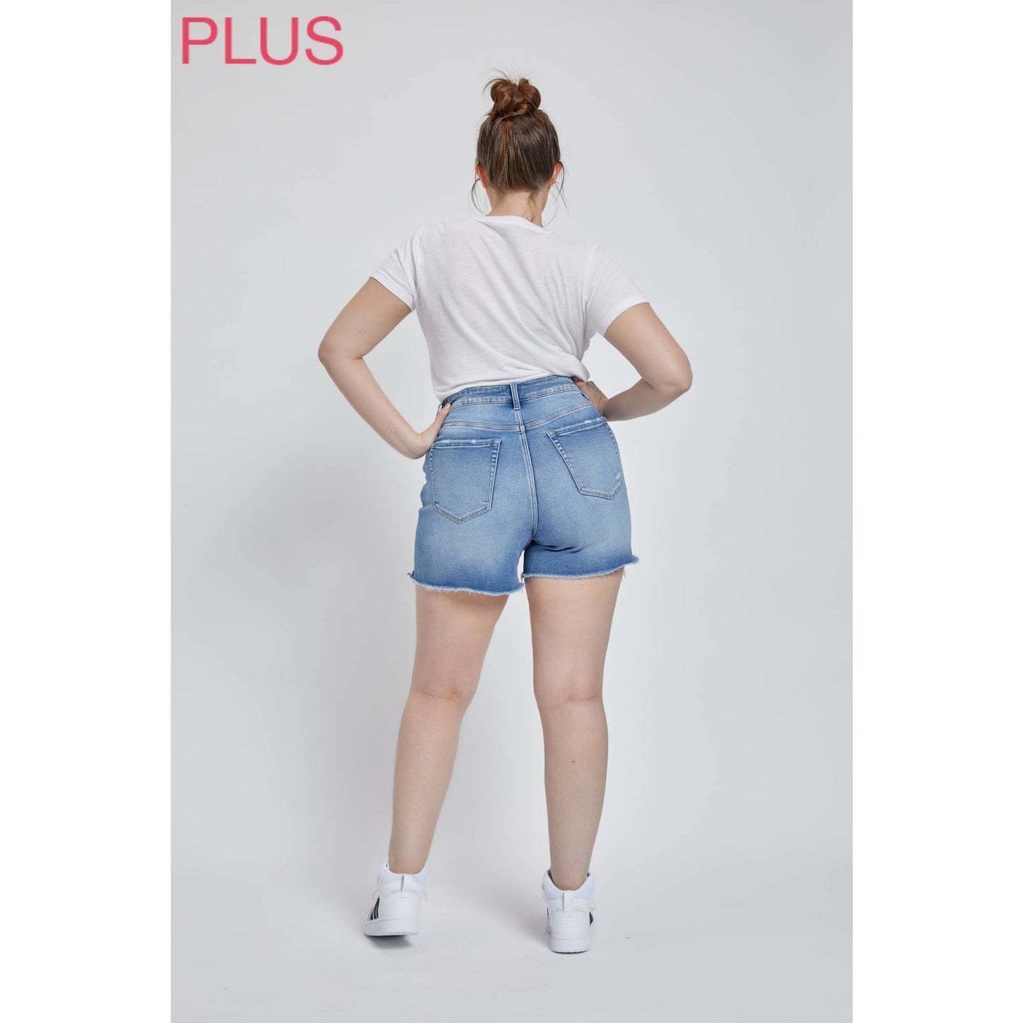 Mica: Curvy Size High-Rise Shorts