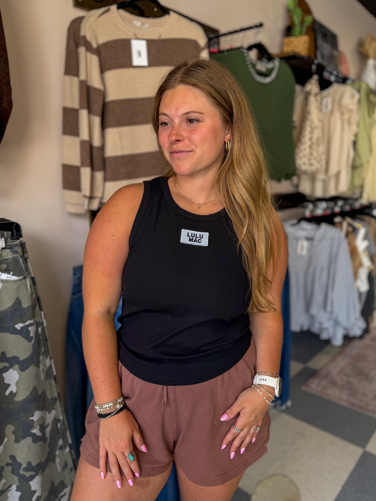 Lulu Mac: Tank in Black
