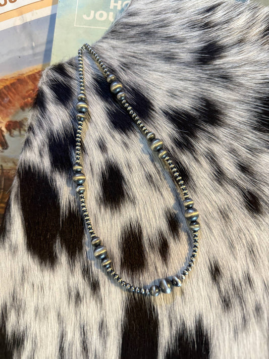 18" Graduated Sterling Pearls